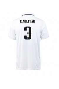 Real Madrid Eder Militao #3 Fotballdrakt Hjemme Klær 2022-23 Korte ermer